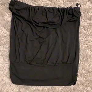 Black Bebe tube top